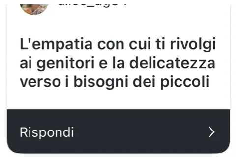 Recensione: l'empatia con cui ti rivolgi alle famiglie